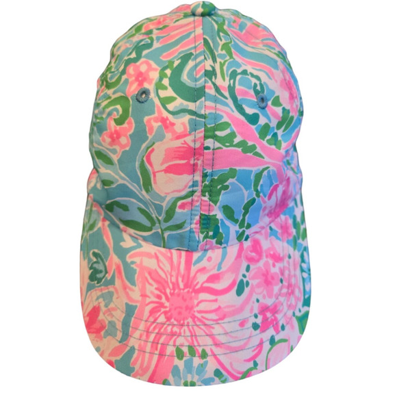 Lilly Pulitzer Accessories - Lilly Pulitzer Run Around Hat in Amalfi Blue Leaf It Wild